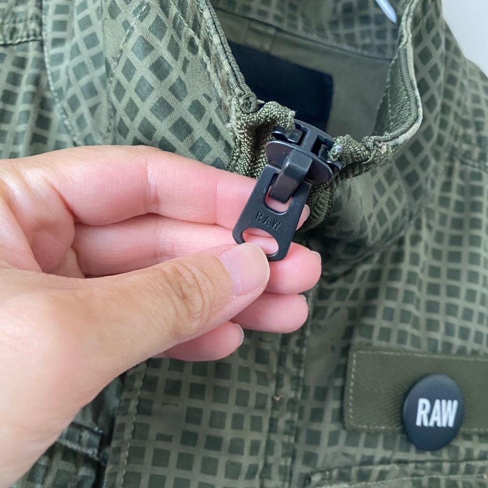 G-STAR RAW green zip jacket size M - Picture 5 of 12